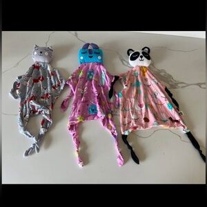 (3) Little Sleepies Loveys